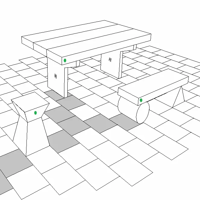 Image showing a drawing of street e-furniture